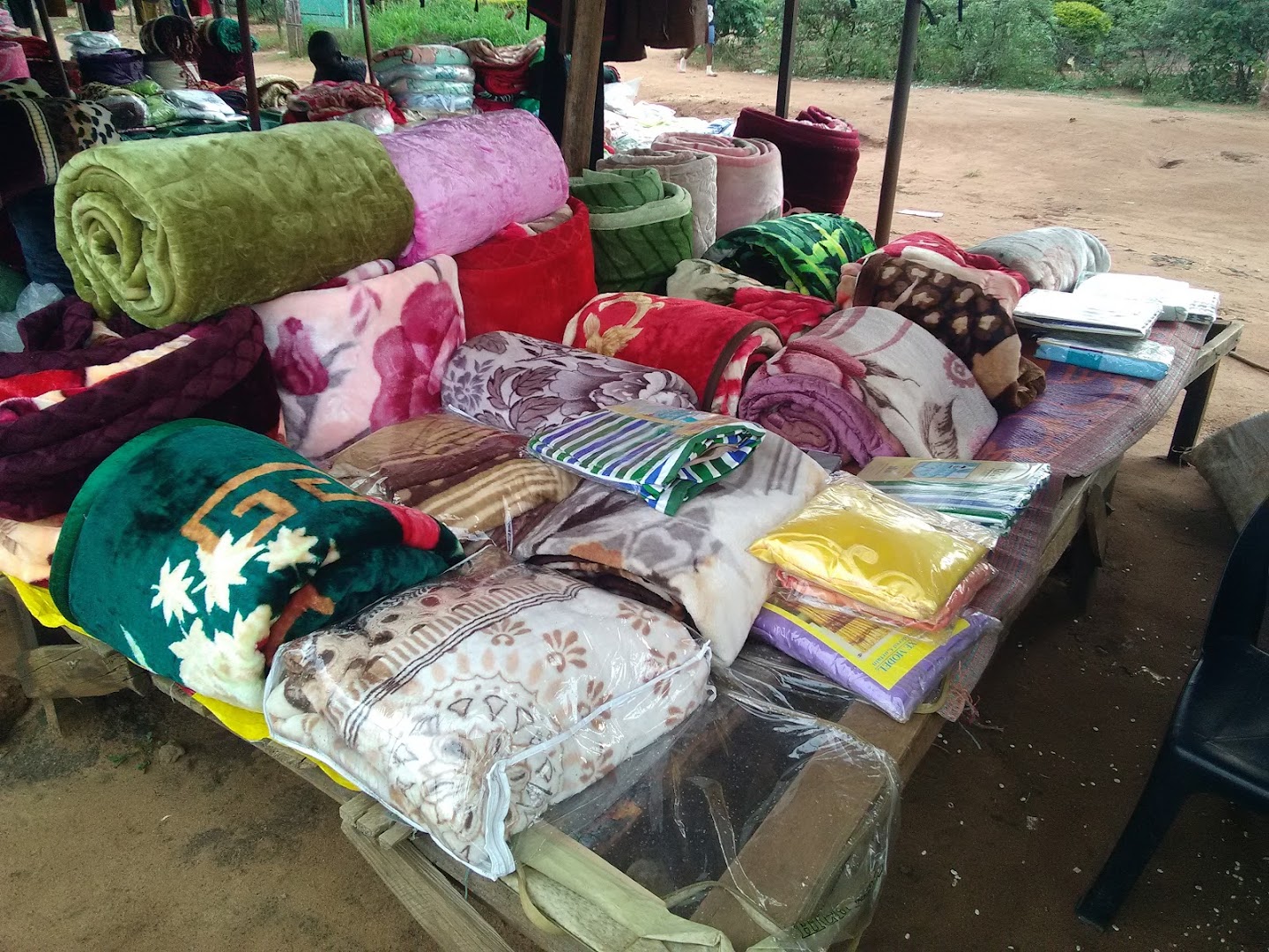 Maramba Local Market: clear display of market products