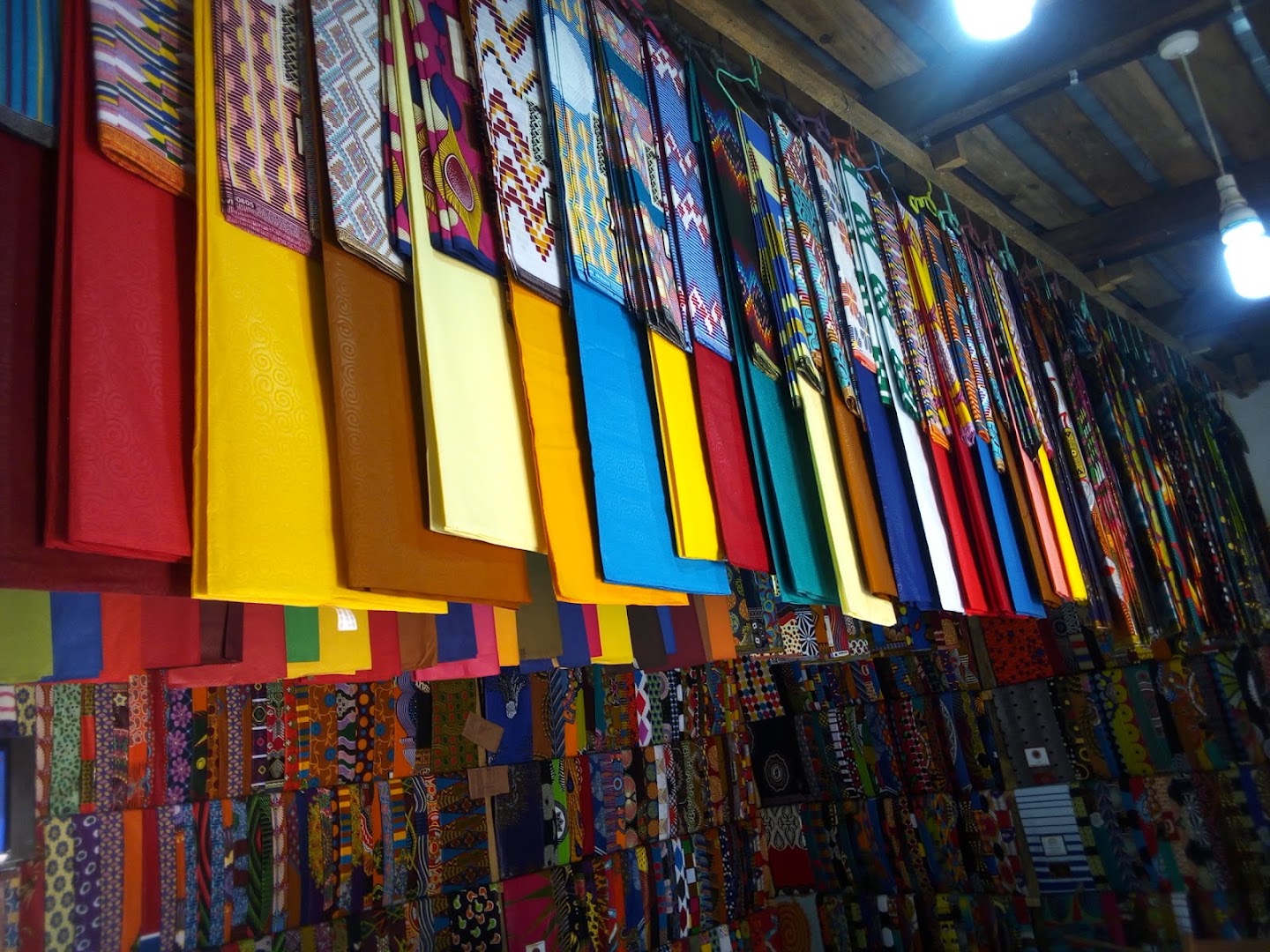 Maramba Local Market: vibrant display of shop products