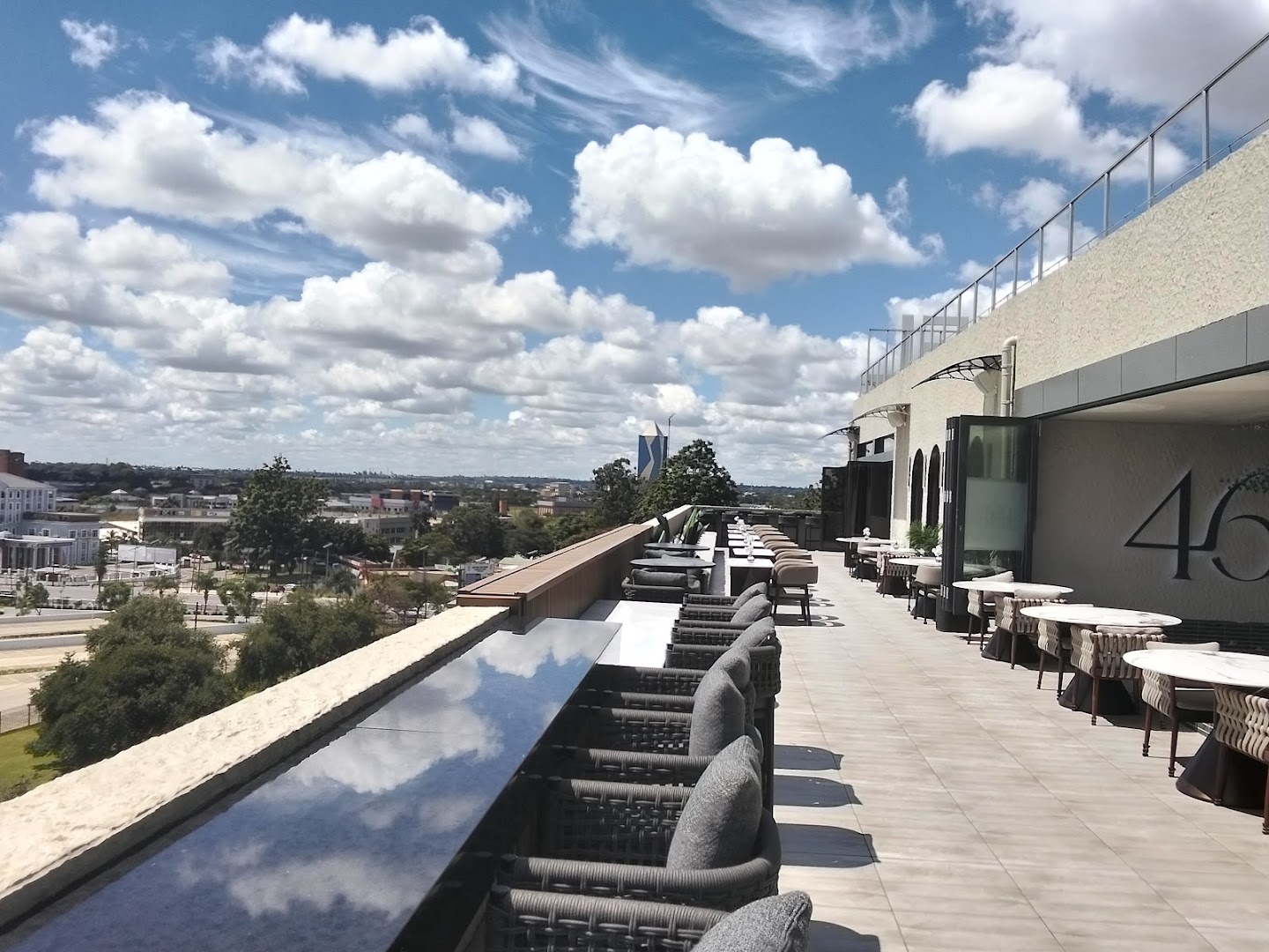 Four Six Four: attractive terrace with scenic view