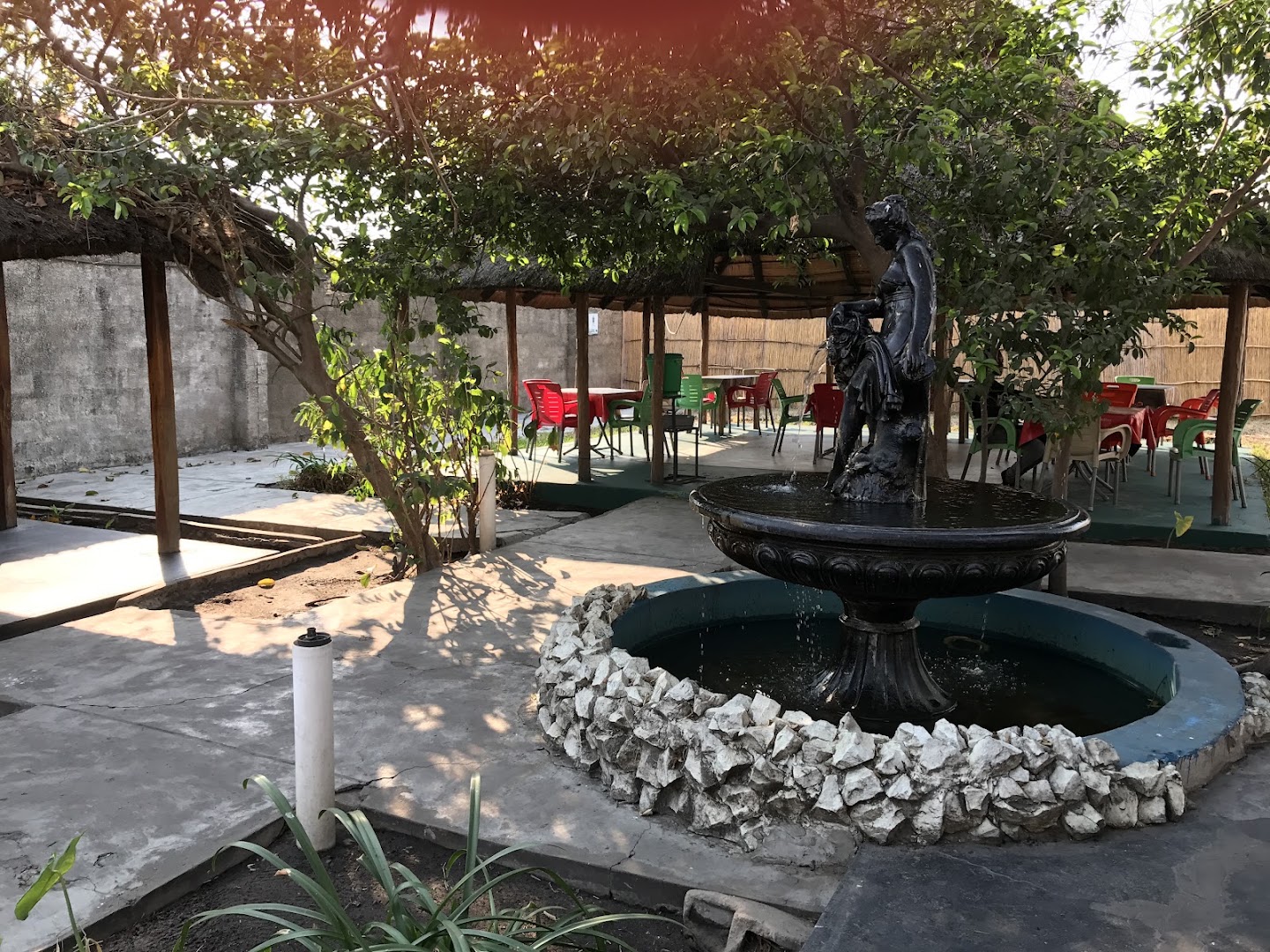 OK Restaurant, Take-Away & Shisha Lounge: pleasant outdoor seating area