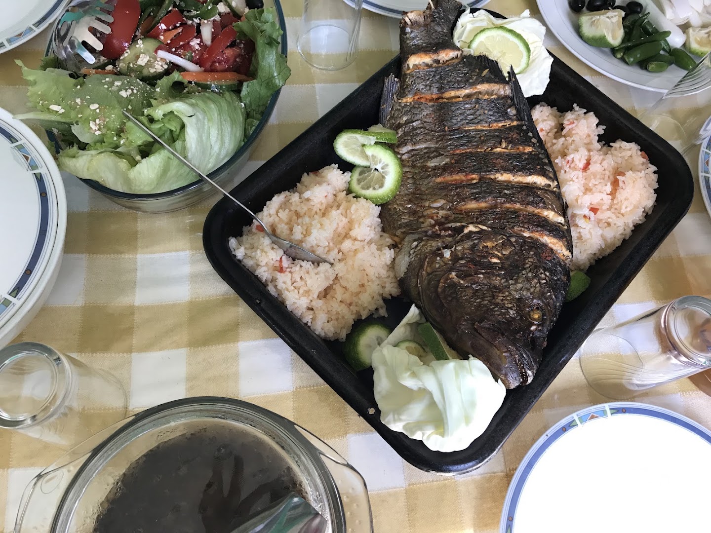 OK Restaurant, Take-Away & Shisha Lounge: appetizing photo of served meal