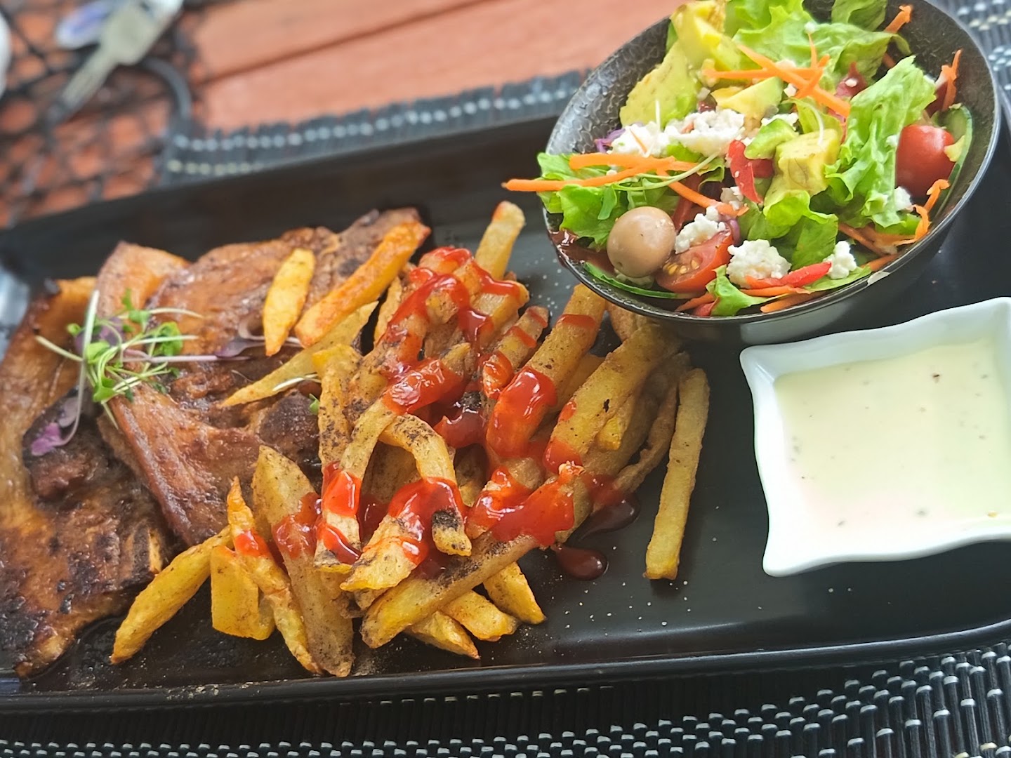 The Nest Café: appetizing photo of served meal