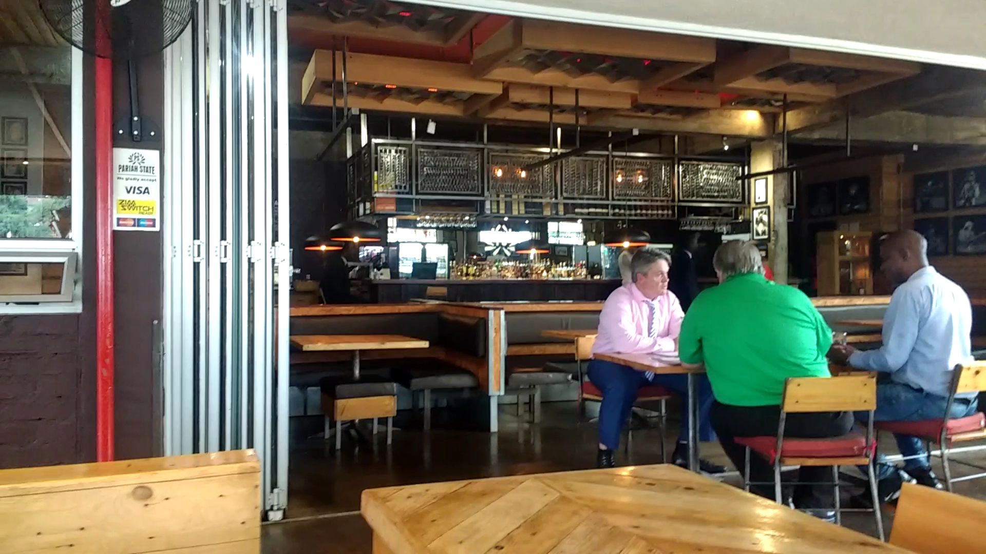 Pariah State Borrowdale: clear view of venue atmosphere