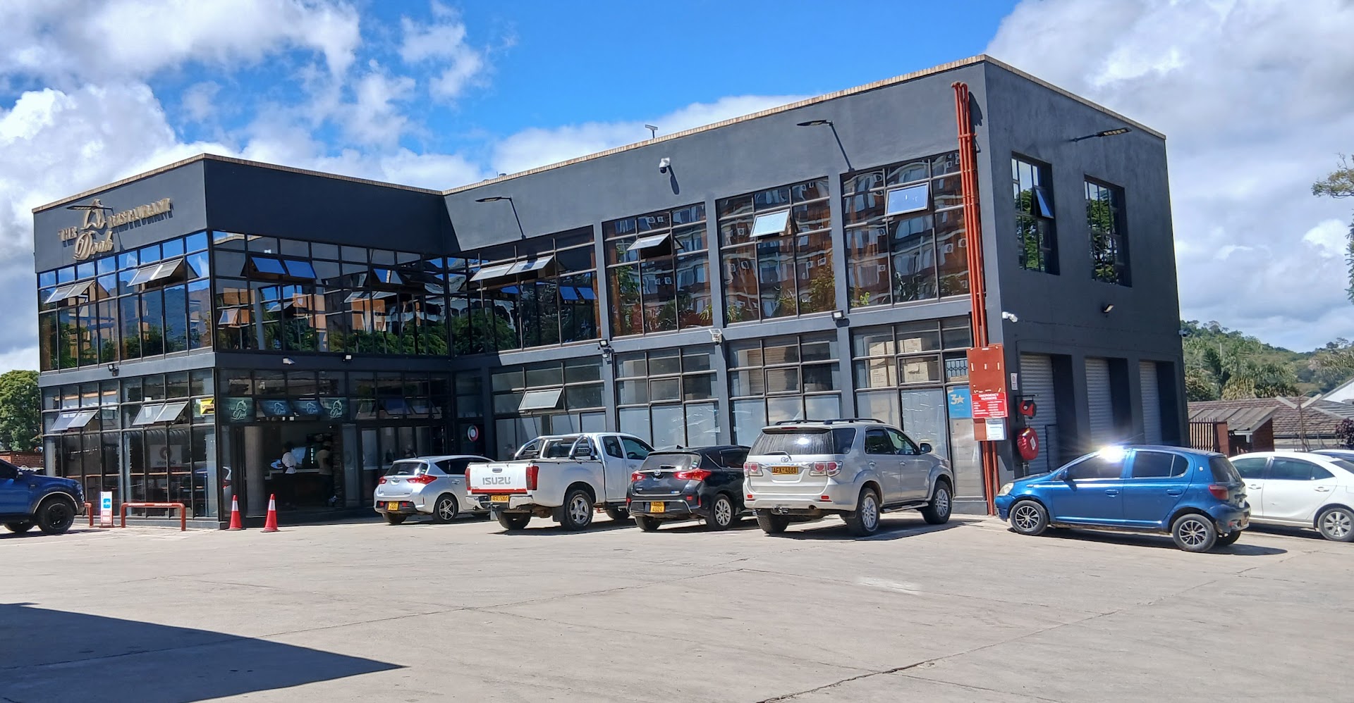 The Dock Restaurant: clear exterior view of restaurant